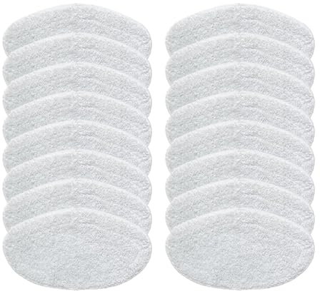 HOexs Compatibile con Polti Kit Vaporetto PAEU0332 Aspirapolvere A Vapore Panno in Microfibra Parti di Ricambio Accessori, Stracci Lavabili (Color : 16pcs)