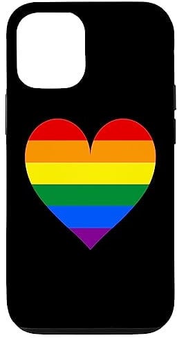 iPhone 12/12 Pro Rainbow Heart LGBT Pride Case