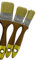 Elkoza Essentials Walls & Ceilings Paint Brushes Set (Natural & Synthetic Fibres, 1xEach 1' 1.5'' 2'')