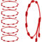 Handmade Bracelet, 6PCS Handmade Red Bracelet, Red Cord Bracelet, Red Knot String Bracelet, Adjustable Red Bracelet String