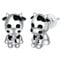 Arrebol Kuh Ohrringe Damen 925 Sterling Silber Tier Ohrstecker Original Schmuck für Frauen Weihnachts Geschenk
