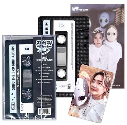 EXO SUHO - 3rd Mini Album [1 to 3] (Tape Ver.) Cassette Tape + Photo Card + Booklet + 2 Extra Photocards