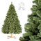 Albero di Natale Artificiale 210 cm, Abete di Natale 1346 Rami con Supporto in Legno e Guanti, Realistico, Facile Montaggio, per Interno Esterno Decorazione delle Vacanze Home Patio Caffè (Ø125cm)