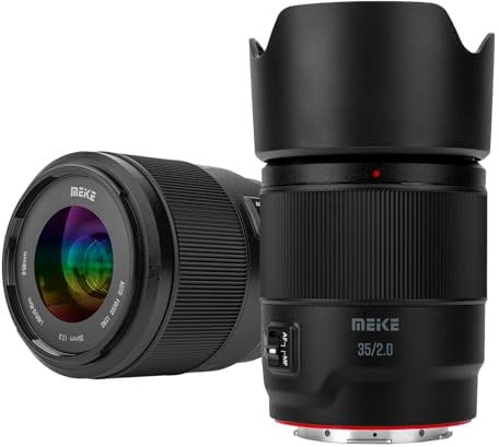 Meike Lente de 35 mm F2.0 de marco completo gran angular AF STM (motor paso a paso), lente de enfoque automático fijo para Panasonic Lumix Sigma Leica L-Mount cámara sin espejo S1 S1R S1H S5 FP
