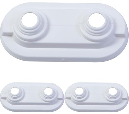 Cornat Stufenrosette doppelt, 10-18 mm, weiß, 2 Stück, T383900 (Packung mit 3)