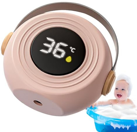 Lunaobrik Babe für die Badewanne, Wassertemperaturmesser, Sicherheitsspielzeug zum Schwimmen, digitales Wasserüberwachungswerkzeug mit elektronischen Sensoren für die Dusche