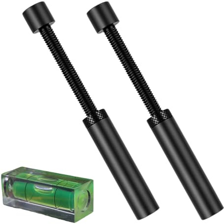 2Pcs Grafikkarten Halterung Gpu Halterung Gpu Sag Bracket Gpu Halter Grafikkarten Stütze Grafikkarten Halter aus Aluminium Höhenverstellbar Stabile Unterstützung mit Magnet 1 Wasserwaage(74-120mm)