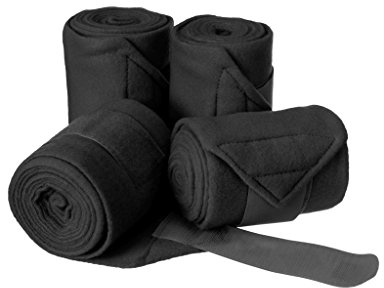 Tough 1 Polo Wraps, Black , 5 x 7 1/2'