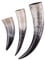 Battle-Merchant | Hochwertiges Wikinger Trinkhorn | Lebensmittelechtes Naturhorn | Poliertes Rinderhorn | Mittelalter Met-Horn | Deko, LARP, Reenactment | ca. 0,3 L
