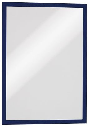 Durable Info-Rahmen Duraframe (A3, selbstklebend mit Magnetverschluss) 6 Stück, dunkelblau, 488307