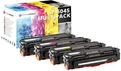 schneiderprintware 4 Toner Kompatibel zu CLT-P504C für Samsung CLP-410 CLP-415N CLP-415NW CLX-4195FN CLX-4195FW CLX-4195N Xpress C1810W C1860FW