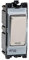 Varilight Engraved 20A 1-Way Double Pole Switch 'Hob' PowerGrid Steel - G201DS.HB
