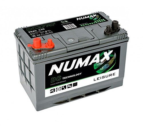 Numax 12V 95AH DC27MF Deep Cycle Leisure Marine Battery Motorhome Caravan Boat - NCC VERIFIED