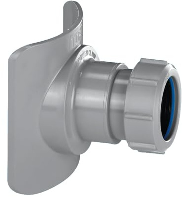 McAlpine BOSSCONN110-GR 4 x 1.25 Inch Grey Soil Pipe Boss Connector