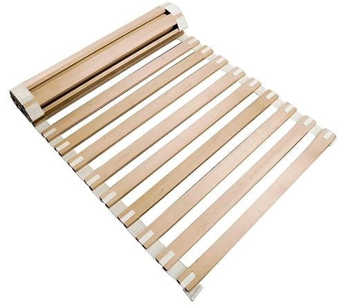 BALE Bio Holz Rollrost für Bett Matratze I 100 x 220 cm, extrem stabiles & Flexibles Lattenrost rollbar mit Starren Holzleisten aus Lindenholz (23 Holzleisten), Roll-Lattenrost Bettrost Holzlatten