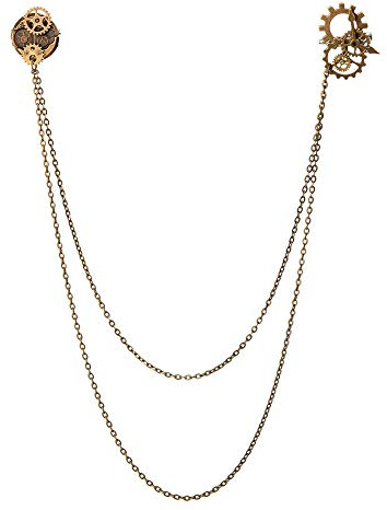 BLESSUME Vintage Retro-Legierung Brosche Steampunk viktorianischen Brosche