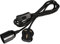 Wowsale Pendant Light Ceiling Lighting Fitting, E27 Lamp Holder Suspended Pendant Light Fitting Kit, 2 Core Gold Fabric Cable Plug with On/Off Switch- UK Plug (Black, 3m)