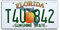 Celebrity Machines 2 Fast 2 Furious | T4U 842 | Metal Stamped License Plate