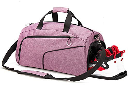 Segater® Sport Sporttasche wasserdichte Reisetaschen mit Schuhfach Männer Reisetasche mit Schuhfach Gym Fitness Tasche mit Rucksack Handgepäck Weekender Groß für Herren und Frauen