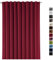 heimtexland ® Verdunklungsvorhang XXL Dekoschal Verdunkelungsgardine Thermogardine HxB 245x275 cm Kälte- und Wärmeisolierung Vorhang Bordeaux rot Typ139