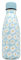 NERTHUS Fih 762 Bouteille Double Paroi en Acier Inoxydable sans Bpa 18/8 Motif Marguerite Bleu 350 ML, Fleurs