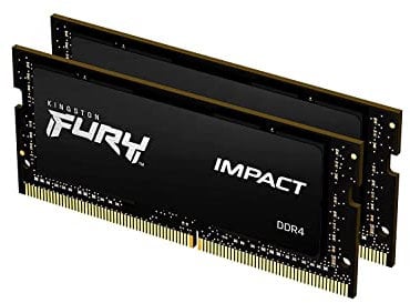 Kingston FURY Impact 32GB (2x16GB) 2666MHz DDR4 CL15 Memoria Portátil Kit de 2 KF426S15IB1K2/32