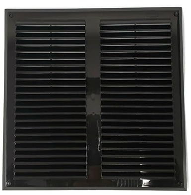 Prostko - Rejilla de ventilación (350 mm x 350 mm), color negro