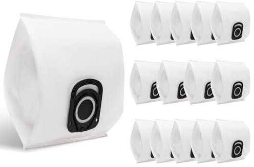 Lot de 15 sacs Hygiène+ ZR200520 ZR200720 ZR200920 Compatibles avec Rowenta Tefal Moulinex Silence Force,Green Force,Power XXL,X-Term Power,Compact Power Aspirateurs RO3969EA,RO3143EA,RO7473EA