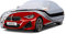 Telo Copriauto da Esterno, Holthly 10 Strati Telo Copri Auto Felpato 100% Impermeabile, Copertura Auto Antipolvere Antigraffio AntiSole, Copertura Auto per Mercedes Cla,Jaguar X Type. Argenteo