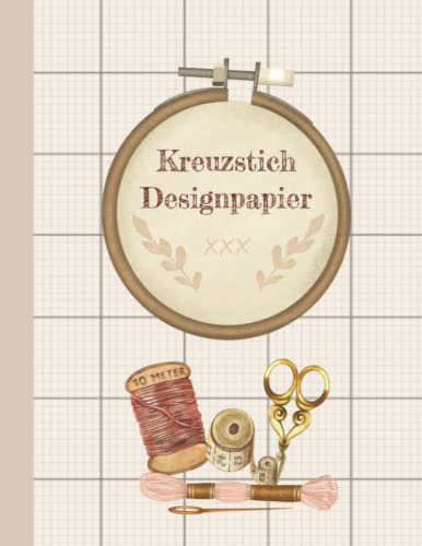Kreuzstich-Designpapier: Millimeterpapier für Musterdesign