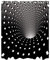 Abstract Shower Curtain Fantasy Optical Illusion Theme Bathroom Bathtubs Fabric Checkered Shower Curtain Set with 12 Hooks 72 x 72 inches Polyester Machine Washable, Black and White