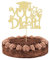 1xYou Did It Tortenaufsatz Glitzer Congrats Grad Cap 2023 Abschluss Kuchen Topper Dekorationen für 2023 Abschlussfeier Thema High School Jungen Mädchen Abschluss Party Kuchen Dekorationen Zubehör Gold