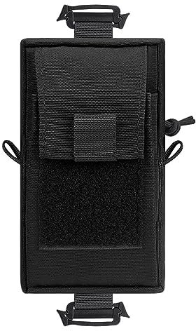 Taktische Hüfttaschen Taktische Handytasche Wasserdicht Erste-Hilfe-Tasche Beutel Gürteltasche Notfalltasche Werkzeugtasche für Gürtel Weste Rucksack Outdoor Wandern Camping. (Schwarz)