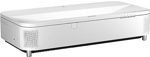 Epson PowerLite 810E Ultra Short Throw 3LCD Projector, White, with Wireless and Ethernet