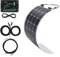 Renogy 200W Flexible Solar Panel Kit 12V with 20A Waterproof Charge Controller+ 8ft 10AWG Tray Cables+ 20ft 10AWG Adaptor Cables for Marine Boat RV Campervan Motorhome