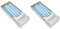 Cereria Giorgio Risthò Kerzen für Kerzen, Wachs, Hellblau Bebé, 2.2 x 25 cm 10 Stück (Packung mit 2)