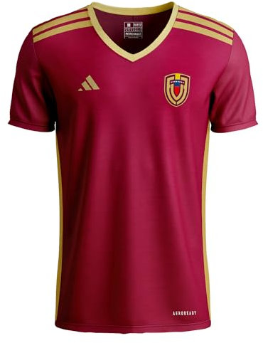 Camiseta de Venezuela, Venezuela Fußballtrikot, Camiseta de Futbol, ideal für Aficionados al Soccer y Baseball, Vinotinto, XL