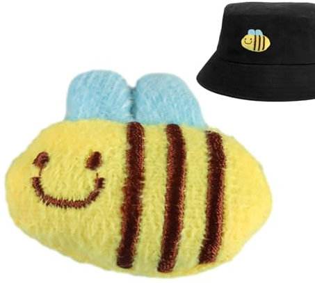 Brosche Anstecknadel, Plüschbroschen Revers Tier Corsage Pins, Dekorative Bienenbroschen, Reversabzeichen für Schals, Kleidung, Jacken, Schultaschen