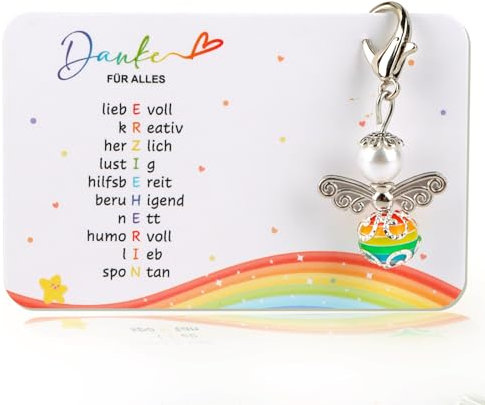 COLOFALLA Erzieherin Geschenk Danke Erzieherin Abschiedsgeschenk Für Lehrerin Schlüsselanhänger Lehrerin Abschiedsgeschenk Kindergarten Danke Geschenk Erzieherin Kita Kindergarten (A)