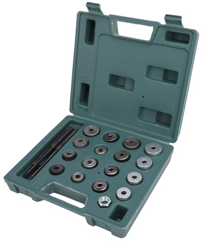 Luqeeg Utensile per Alesatore per Sedi Valvole, Fresa Universale per Sedi Valvole per Motociclette, Facile Rettificare, 12 Verricelli e 4 Teste di Smerigliatura per GL145 GL125 CG125