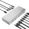 Docking Station USB C 40Gbit/s 3 Monitor, Docking Station USB 4 Con 2 * 8K30Hz HDMI, 8K60Hz USB 4(40G,15W), 96W PD, 10G USB A/C, 2.5G Ethernet, Audio Per USB 4/Thunderbolt 3/4 Win/Mac PC