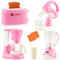 Accesorios Cocina Infantil, Electrodomesticos Cocina Juguetes con Cafetera Batidora Licuadora Tostadora, Utensilios de Cocina Infantil, Cafetera Juguete infantil Juego de Roles para Niños Niñas 3 Años