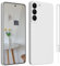 HGH Handyhülle für Samsung Galaxy S22,Soft Silikon TPU Case Ultra Dünn Microfiber Kameraschutz Rundumschutz Anti-Kratzer Schutzhülle für Samsung Galaxy S22 5G hülle,Stoßfestem - Weiß