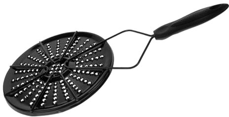 CIYODO 1Stk Wärmediffusor Induction Adapter induktion Adapter heizkörper verkldung Hitzeverteiler Gasbrenner Induktionsplatte für Gas Tajine Induktionsscheibe Kochfeld-Adapterplatte Black