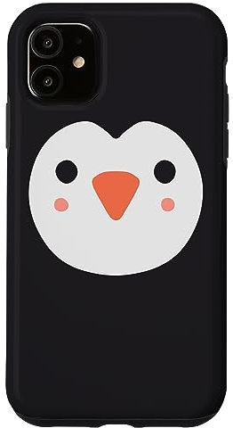 iPhone 11 Penguin Face Arctic Cute Funny North Pole Baby Winter Bird Case