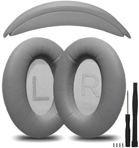 Nullmini Cuscinetti Auricolari di Ricambio per Cuffie Bose QuietComfort 35 45 QC35 QC35ii QC45 (Grigio)