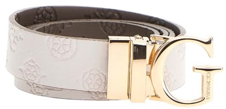 GUESS Jena Adjustable And Reversible Pant Belt W85 Dark Taupe Multi - kürzbar
