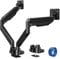 ELIVED Monitor Halterung 2 Monitore für 13-39 Bildschirme, Gasfeder Monitor Arm hält 2-15 kg Monitor mit VESA 75/100mm, Bildschirmhalterung 2 Monitore mit USB Kabeln EV3206