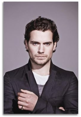 GBHEVEWV Poster mit Henry Cavill-Schauspieler-Motiv, dekoratives Gemälde, Leinwand, Wandposter und Kunstdruck, moderne Familienschlafzimmer-Dekoration, Poster, 30 x 45 cm