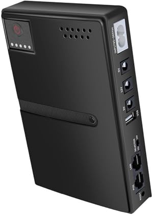15V 24V POE 5V 9V 12V USB DC UPS batería de respaldo estable fuente de alimentación para cámara router de vigilancia (enchufe de la UE)